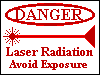 [Danger: Laser Radiation]